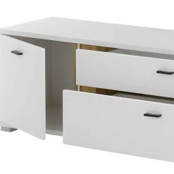 Wohnen Wohnwände<Wohnzimmer Anbauwand Möbelset - Racelyn (vierteilig)