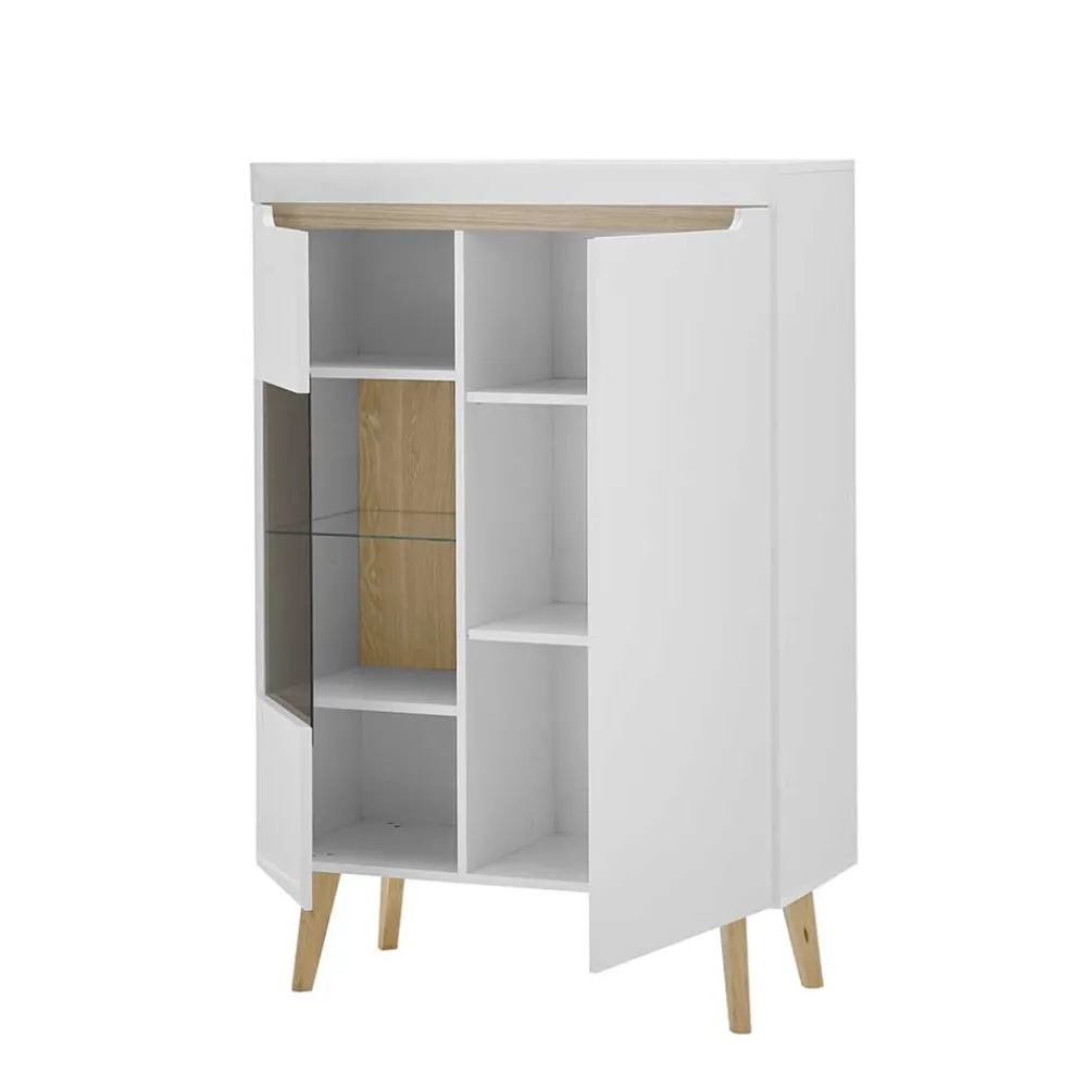 Wohnen Wohnwände<Wohnzimmer Anbauwand Möbel Kombi - Ginko (dreiteilig)