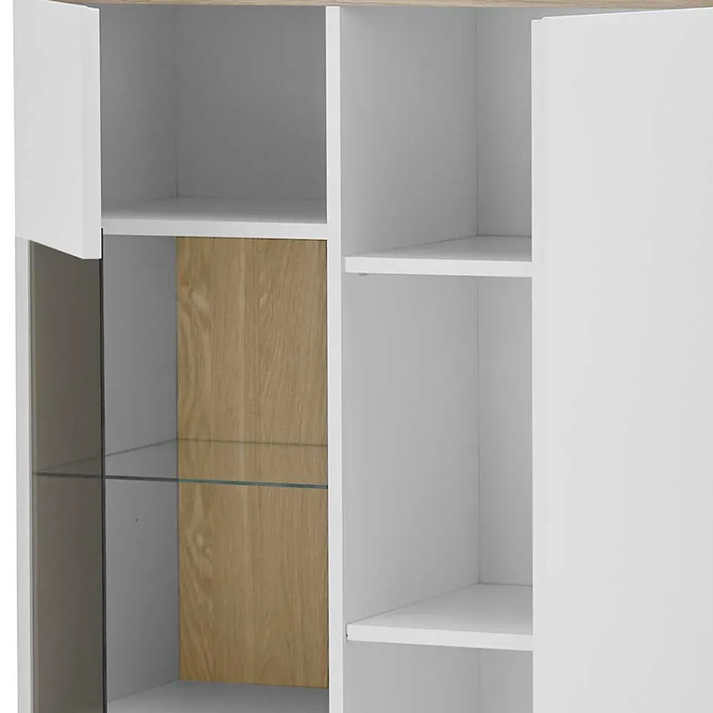 Wohnen Wohnwände<Wohnzimmer Anbauwand Möbel Kombi - Ginko (dreiteilig)