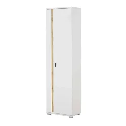 Wohnen Wohnwände<Wohnzimmer Anbauwand mit LED Set - Racelyn (vierteilig)