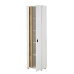 Wohnen Wohnwände<Wohnzimmer Anbauwand mit LED Set - Racelyn (vierteilig)