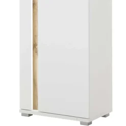 Wohnen Wohnwände<Wohnzimmer Anbauwand mit LED Set - Racelyn (vierteilig)