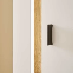 Wohnen Wohnwände<Wohnzimmer Anbauwand mit LED Set - Racelyn (vierteilig)
