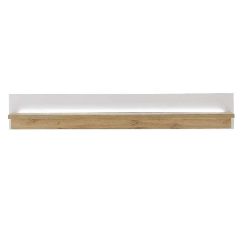 Wohnen Wohnwände<Wohnzimmer Anbauwand mit LED Set - Racelyn (vierteilig)
