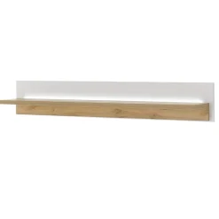 Wohnen Wohnwände<Wohnzimmer Anbauwand mit LED Set - Racelyn (vierteilig)