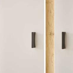 Wohnen Wohnwände<Wohnzimmer Anbauwand mit LED Set - Racelyn (vierteilig)