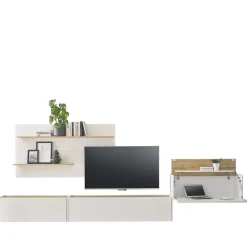 Wohnen Wohnwände<Wohnzimmer Anbauwand Set hängend - Nonessia (vierteilig)