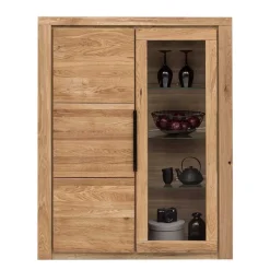 Wohnen Wohnwände<Wohnzimmer Anbauwand teilmassiv - Nelenia (vierteilig)