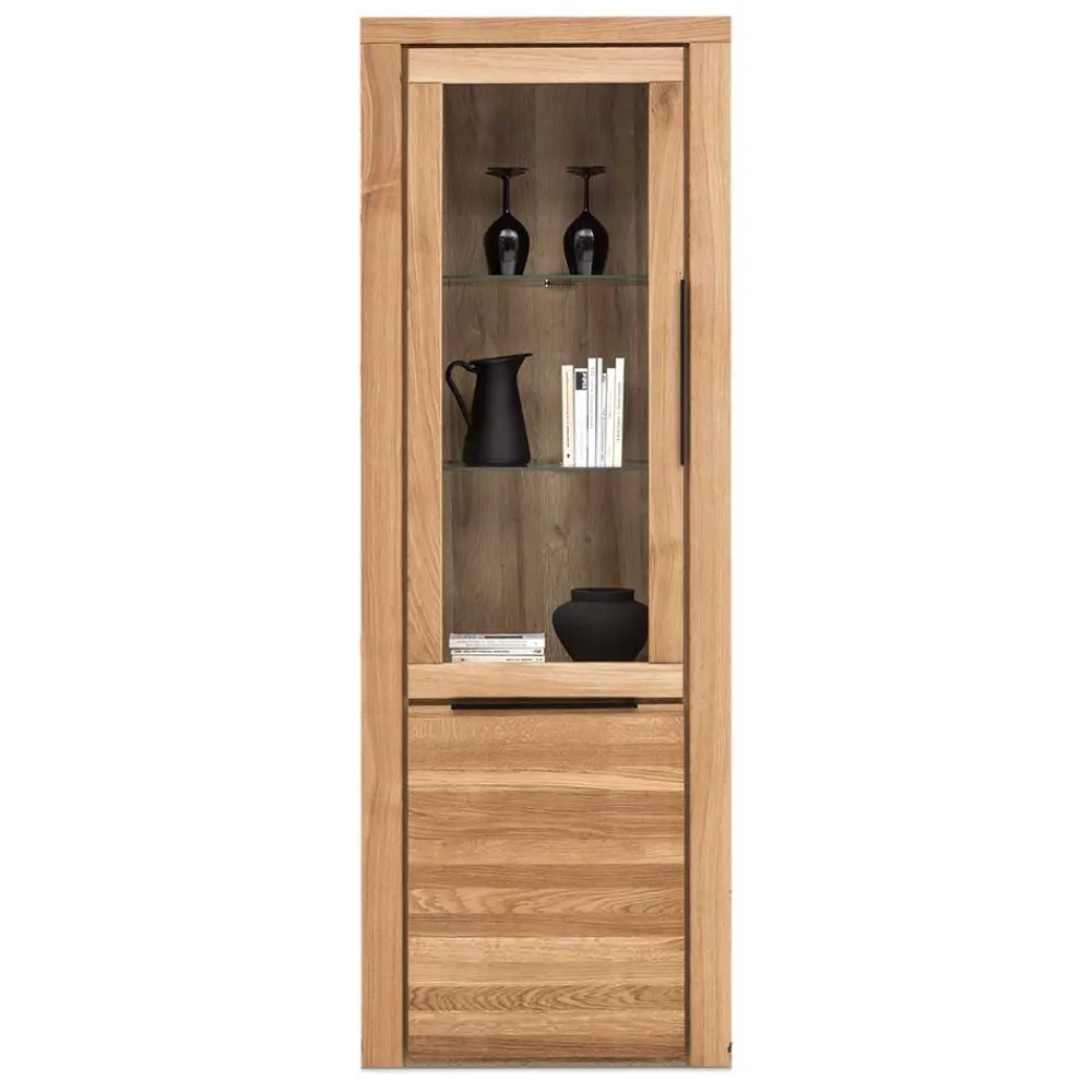 Wohnen Wohnwände<Wohnzimmer Anbauwand teilmassiv - Nelenia (vierteilig)