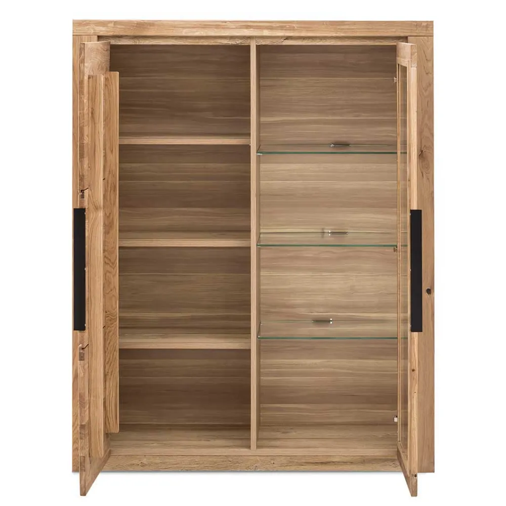 Wohnen Wohnwände<Wohnzimmer Anbauwand teilmassiv - Nelenia (vierteilig)