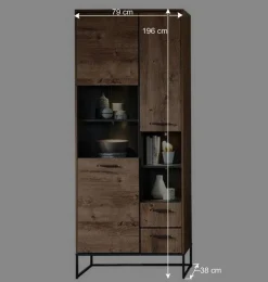 Wohnen Wohnwände<Wohnzimmer Design Wohnwand Möbelset - Xindus (vierteilig)