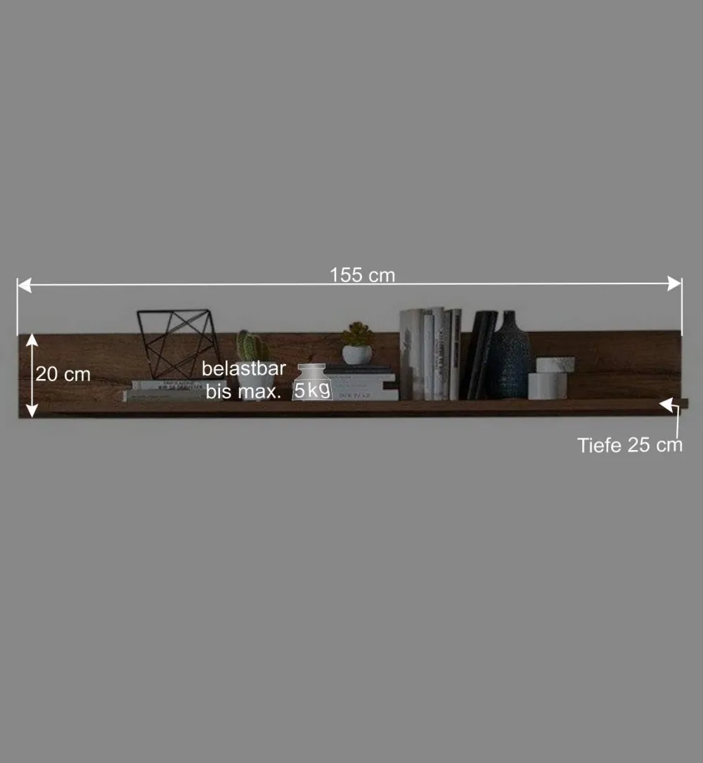 Wohnen Wohnwände<Wohnzimmer Design Wohnwand Möbelset - Xindus (vierteilig)