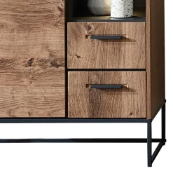 Wohnen Wohnwände<Wohnzimmer Design Wohnwand Möbelset - Xindus (vierteilig)