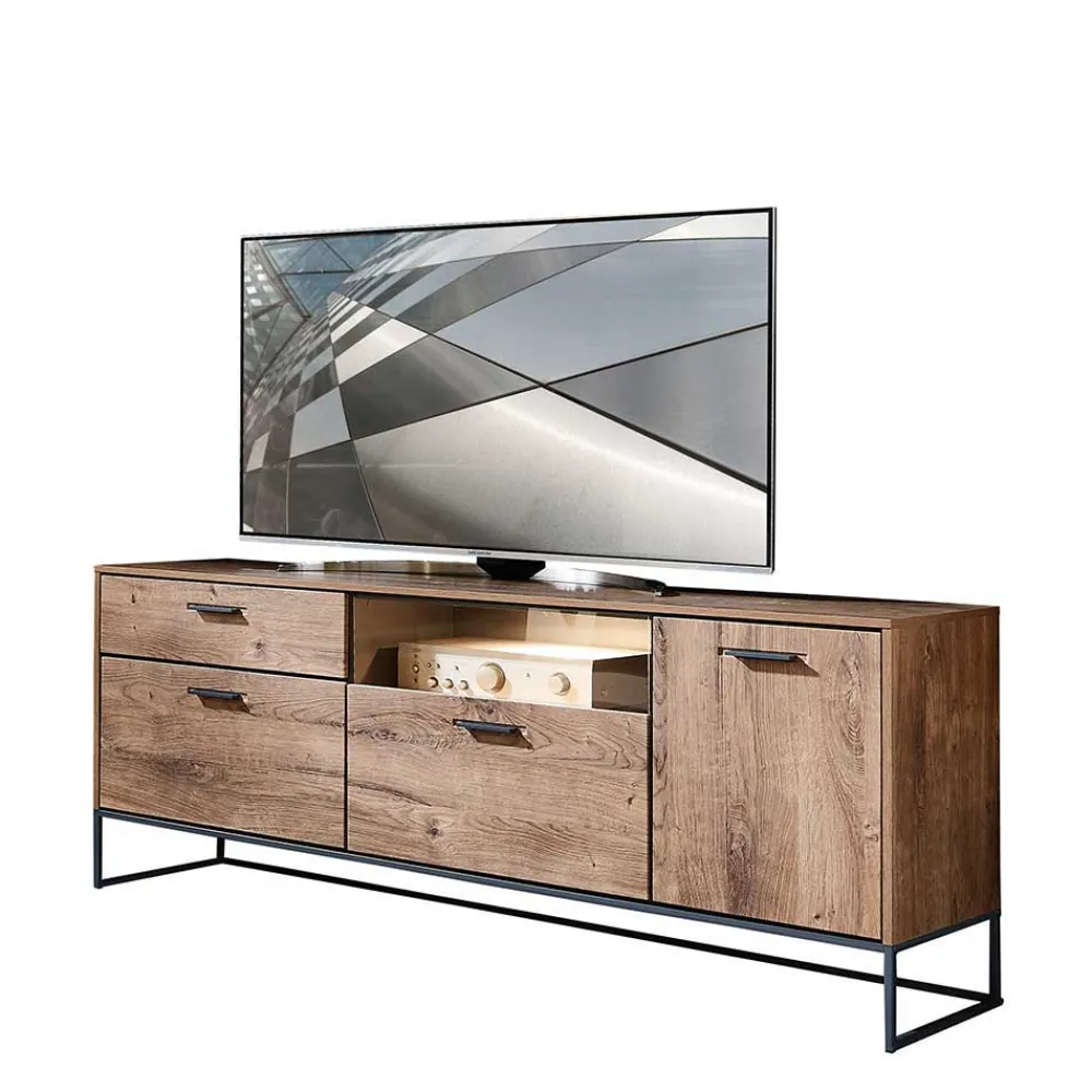 Wohnen Wohnwände<Wohnzimmer Design Wohnwand Möbelset - Xindus (vierteilig)