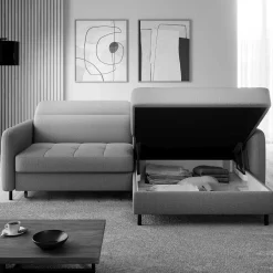 Wohnen Sofas<Wohnzimmer Eckcouch mit Schlaffunktion - Haik