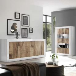 Wohnen Wohnwände<Wohnzimmer Highboard & Sideboard - Olvenion (zweiteilig)