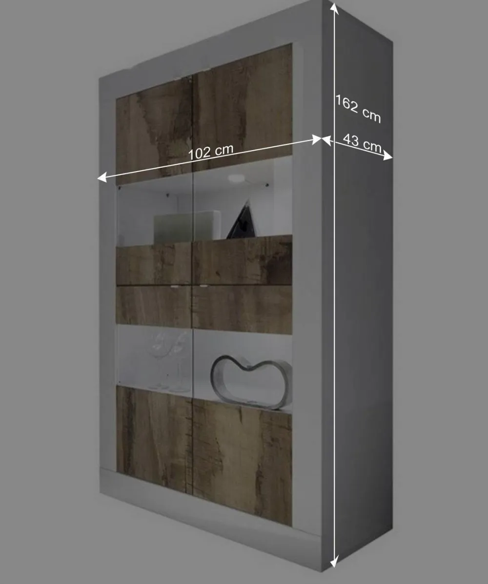 Wohnen Wohnwände<Wohnzimmer Highboard & Sideboard - Olvenion (zweiteilig)