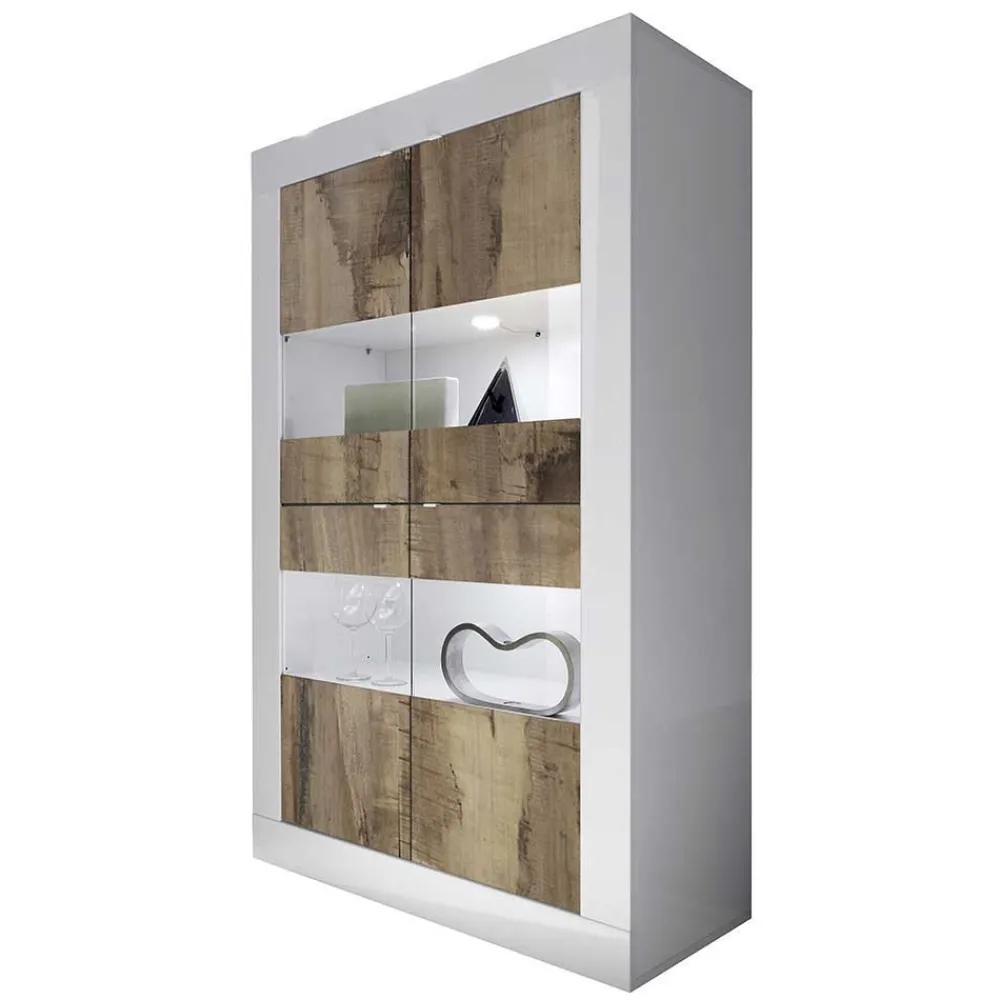 Wohnen Wohnwände<Wohnzimmer Highboard & Sideboard - Olvenion (zweiteilig)
