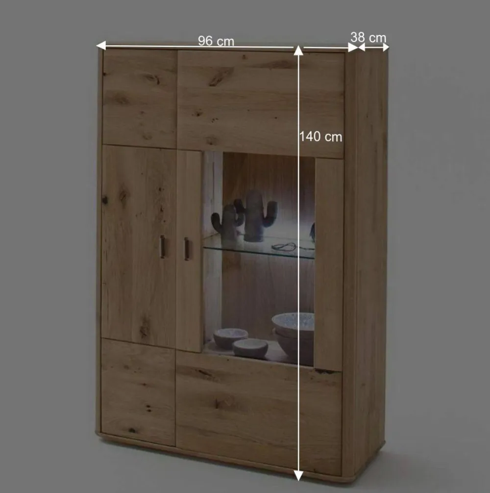 Wohnen Highboards<Wohnzimmer Highboard aus Massivholz - Destal