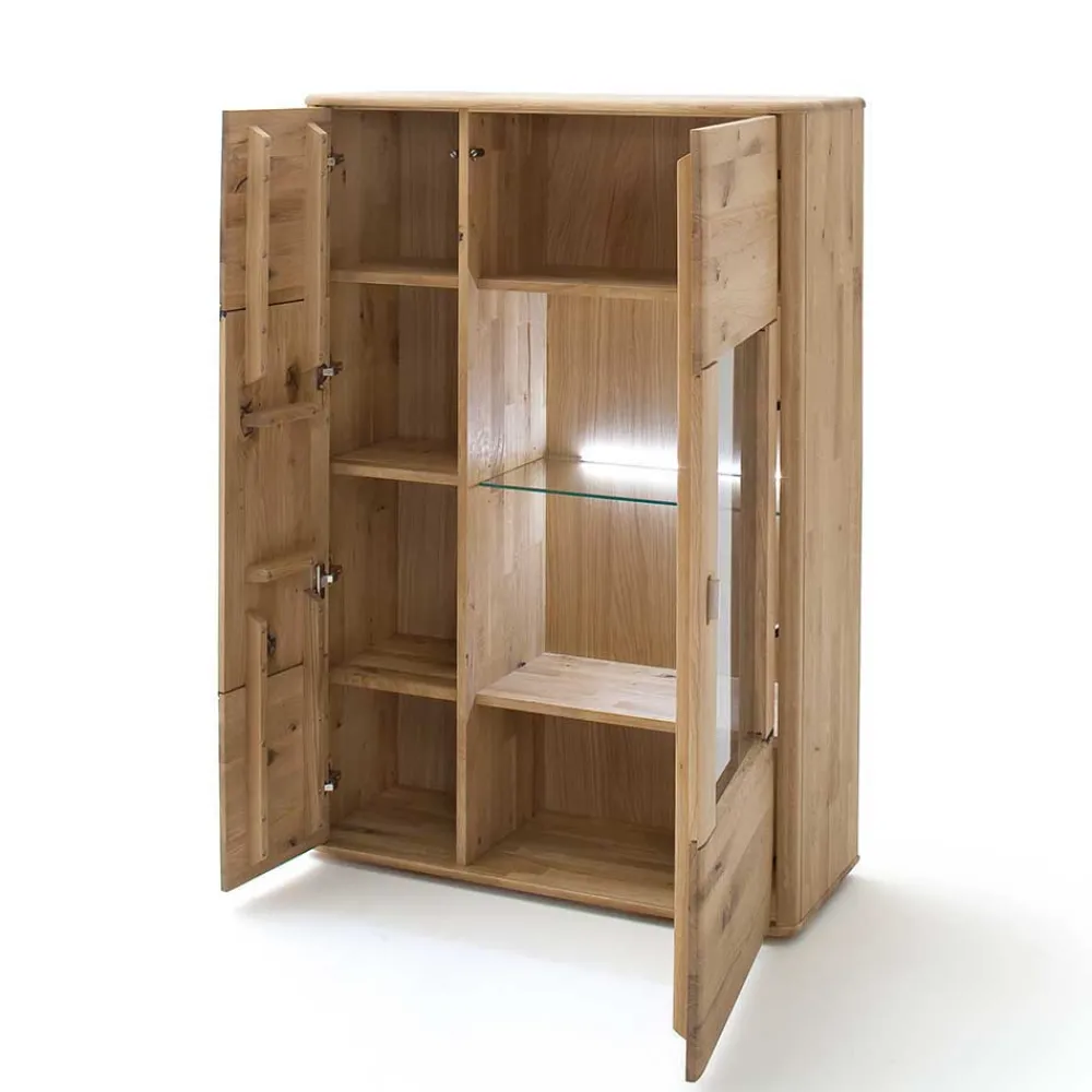 Wohnen Highboards<Wohnzimmer Highboard aus Massivholz - Destal