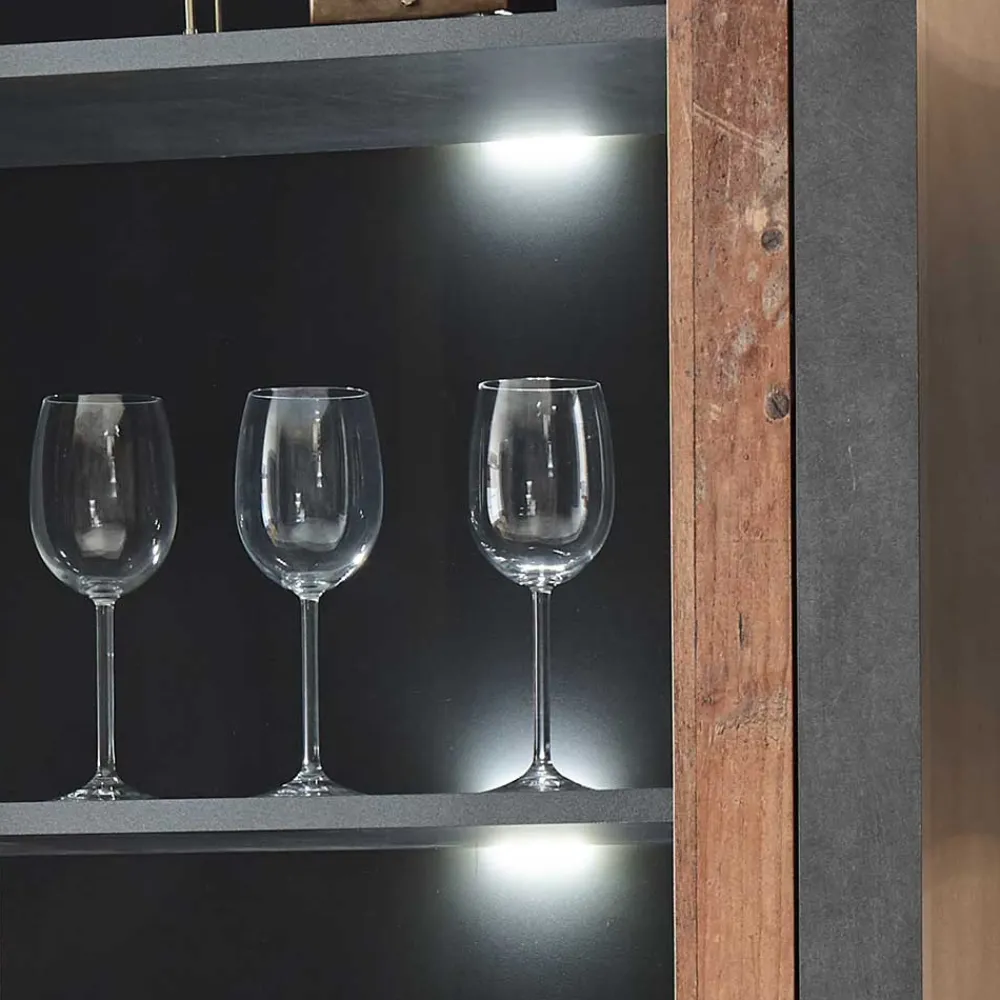 Wohnen Vitrinen<Wohnzimmer Industry Vitrine 1-türig - Timuras