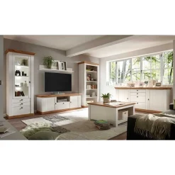 Wohnen Wohnwände<Wohnzimmer Landhausmöbel Set - Diatara (sechsteilig)