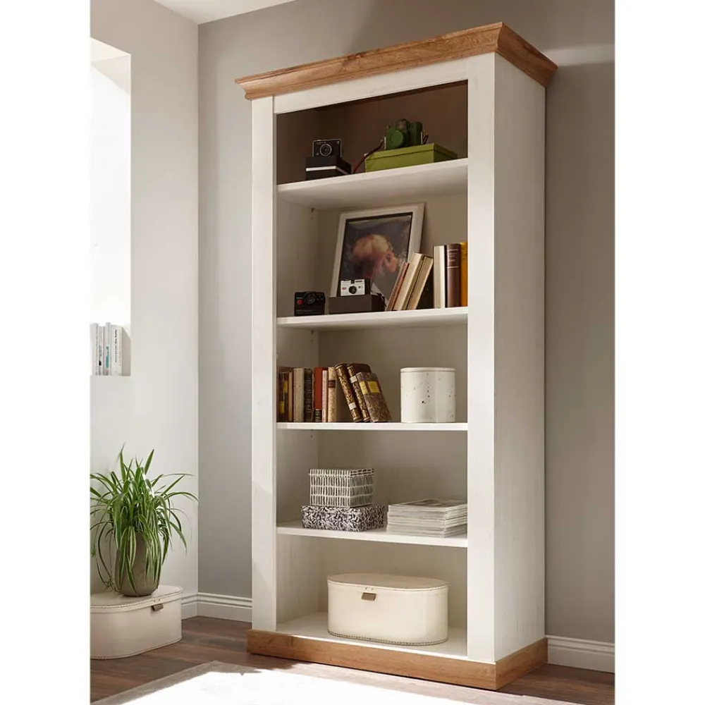 Wohnen Wohnwände<Wohnzimmer Landhausmöbel Set - Diatara (sechsteilig)