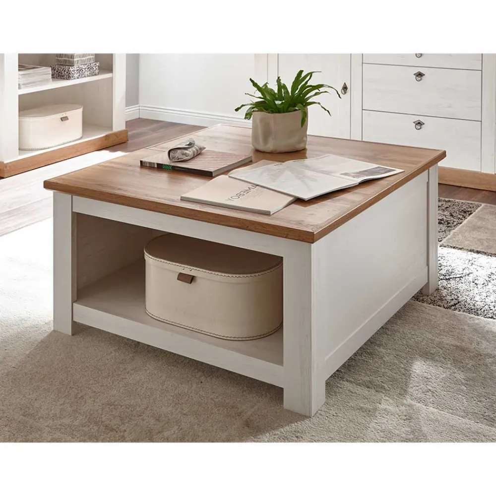 Wohnen Wohnwände<Wohnzimmer Landhausmöbel Set - Diatara (sechsteilig)
