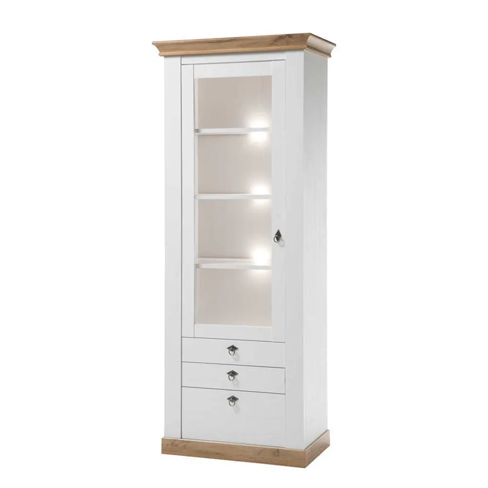 Wohnen Wohnwände<Wohnzimmer Landhausmöbel Set - Diatara (sechsteilig)