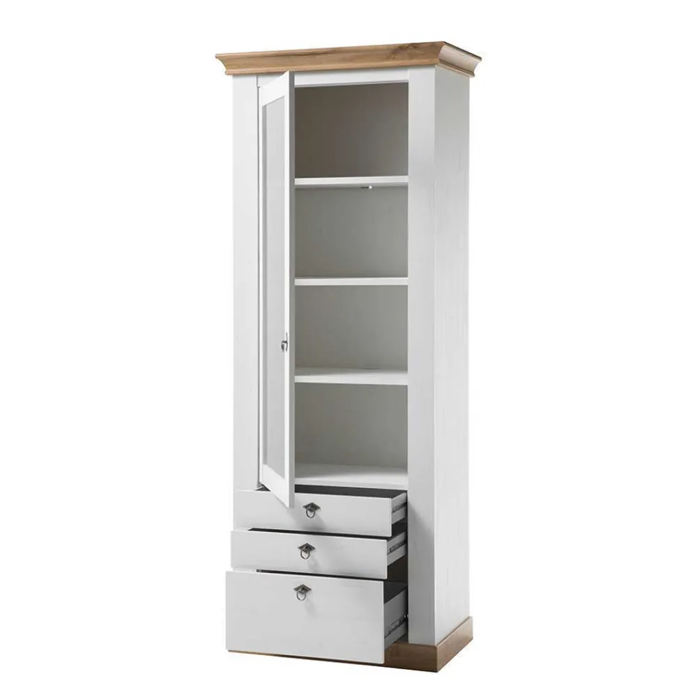 Wohnen Wohnwände<Wohnzimmer Landhausmöbel Set - Diatara (sechsteilig)