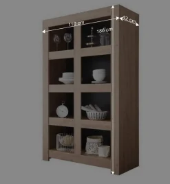 Wohnen Wohnwände<Wohnzimmer Möbel Kombination - Karika (dreiteilig)