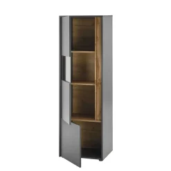 Wohnen Wohnwände<Wohnzimmer Möbel Wohnwand günstig - Ahilav (vierteilig)