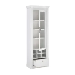 Wohnen Wohnwände<Wohnzimmer Möbelset in weißer Holzoptik Pinie - Liancos (vierteilig)