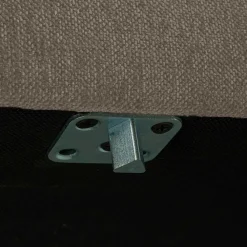 Wohnen Hocker<Wohnzimmer Polsterhocker in Taupe - Birte