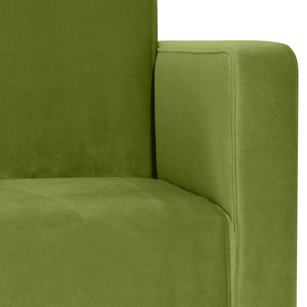 Wohnen Sessel<Wohnzimmer Polstersessel in Oliv Grün - Younger