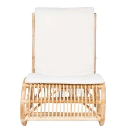 Wohnen Sessel<Wohnzimmer Rattan Loungestuhl in Natur - Abramas
