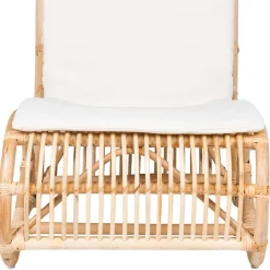 Wohnen Sessel<Wohnzimmer Rattan Loungestuhl in Natur - Abramas