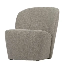 Wohnen Sessel<Wohnzimmer Retro Sessel in Beigegrau - Kastrona