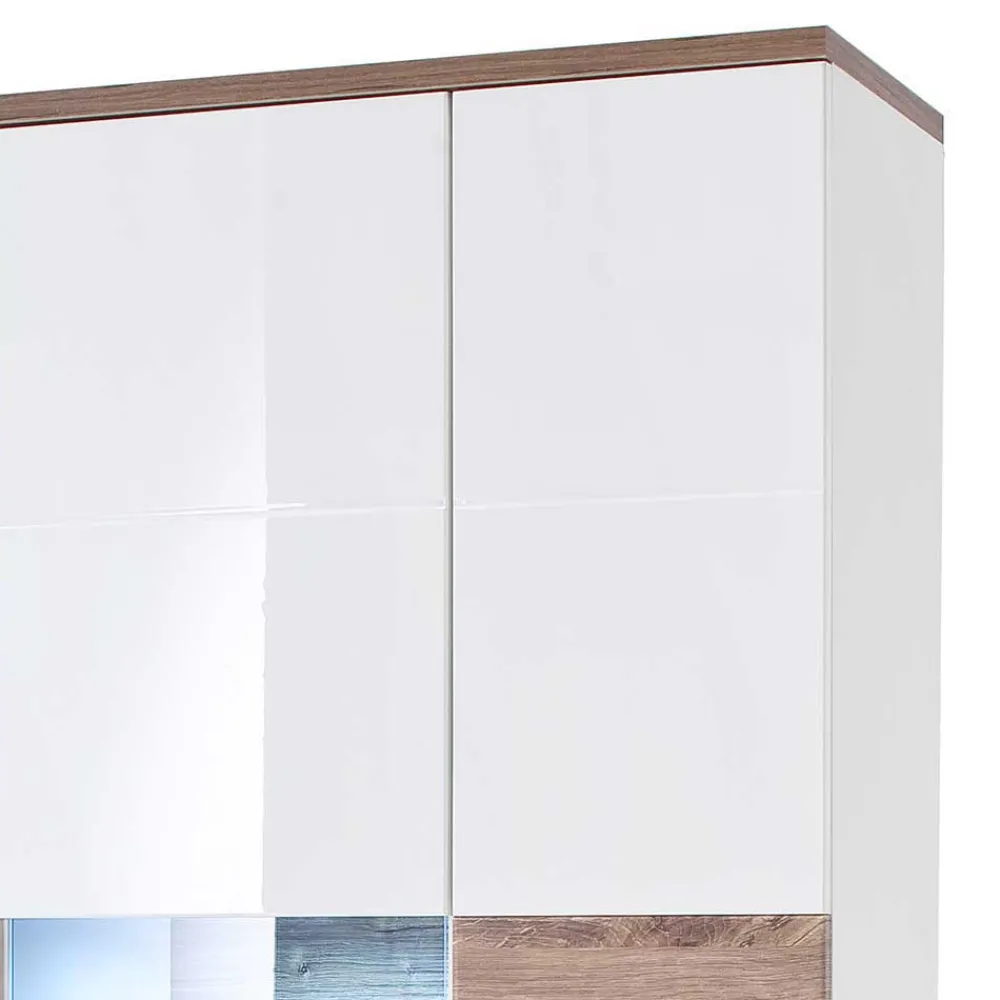 Wohnen Schränke<Wohnzimmer Schrank in Weiß Glanz - Icadro