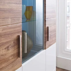 Wohnen Schränke<Wohnzimmer Schrank in Weiß Glanz - Icadro
