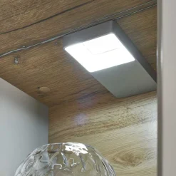 Wohnen Wohnwände<Wohnzimmer Schrank Set in Hellgrau & Zinneiche - Lioscas (vierteilig)