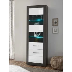 Wohnen Wohnwände<Wohnzimmer Schrank Set modern - Istensa I (zweiteilig)