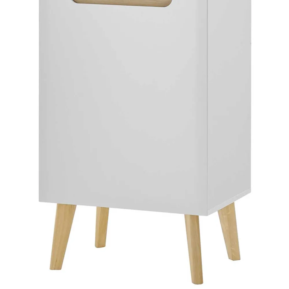 Wohnen Wohnwände<Wohnzimmer Schrankset im Skandi Design - Ginko (vierteilig)