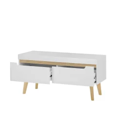 Wohnen Wohnwände<Wohnzimmer Schrankset im Skandi Design - Ginko (vierteilig)