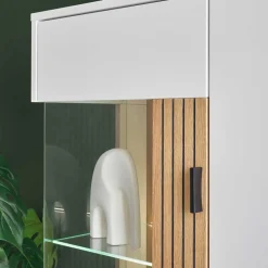 Wohnen Wohnwände<Wohnzimmer Schränke & Regal Set - Nenaloro (vierteilig)