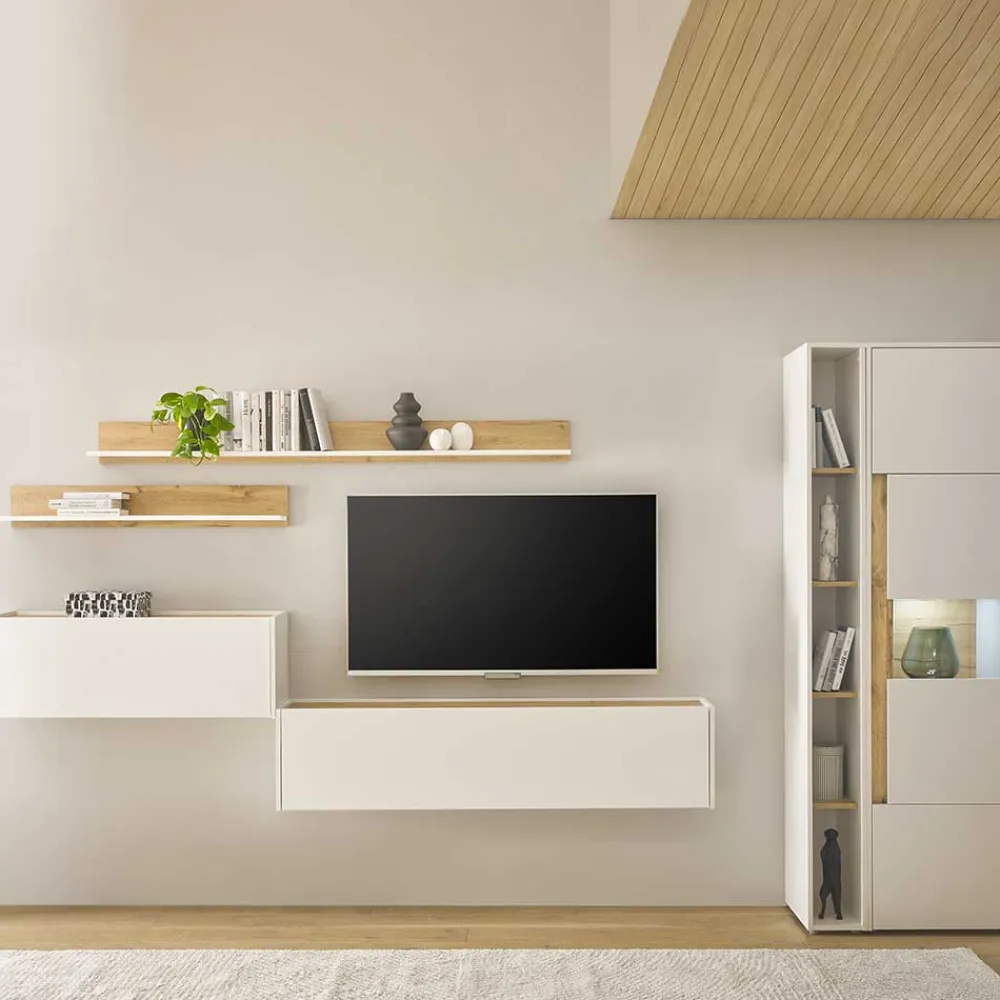 Wohnen Wohnwände<Wohnzimmer Schränke & Regale Set - Nonessia (sechsteilig)