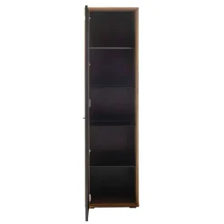 Wohnen Wohnwände<Wohnzimmer Schränke aus Wildeiche & Metall - Flacona (dreiteilig)