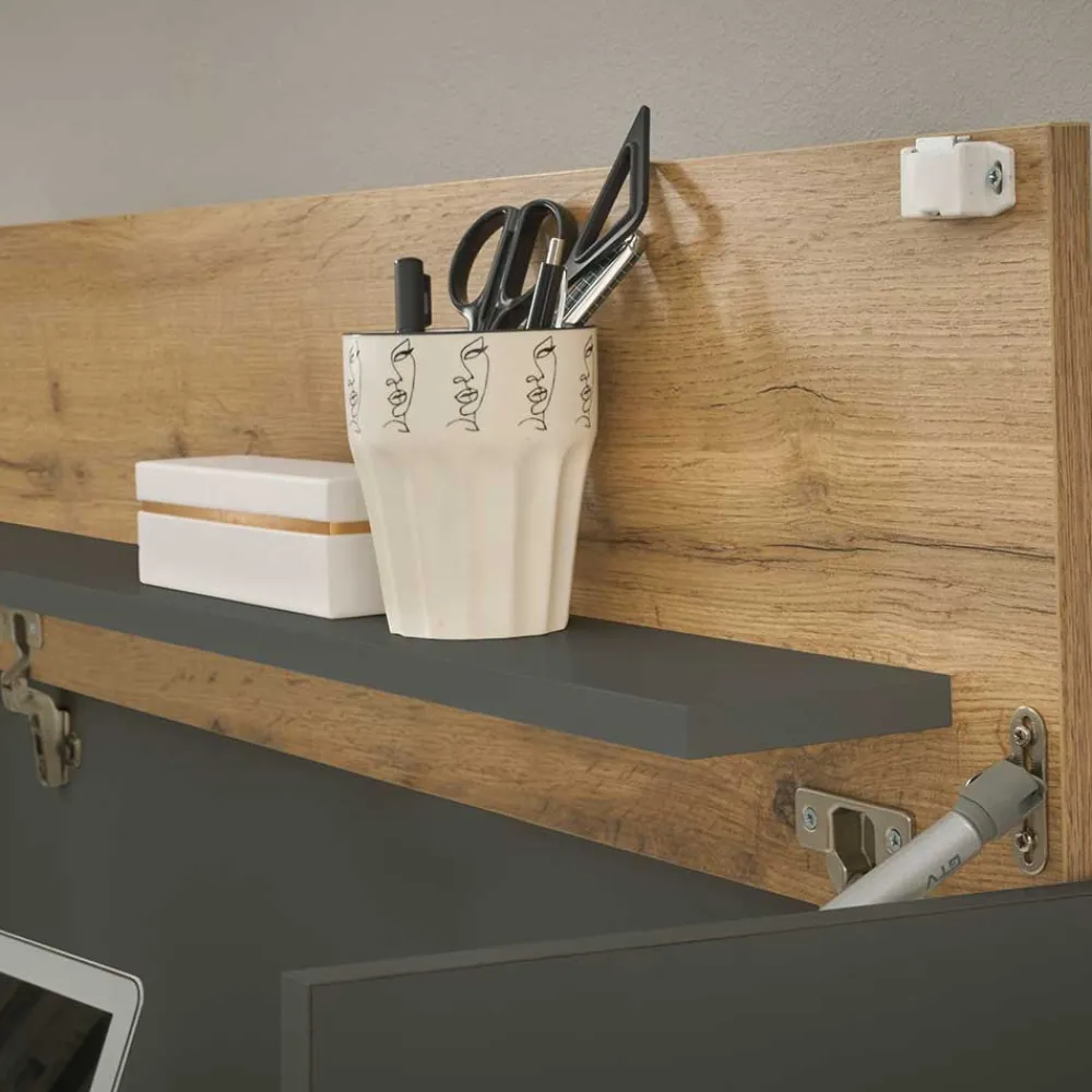 Wohnen Wohnwände<Wohnzimmer Schränke Set modern - Ahilav (vierteilig)
