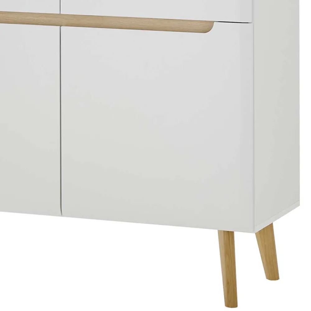 Wohnen Wohnwände<Wohnzimmer Schränke und Wandboard Set - Ginko (vierteilig)