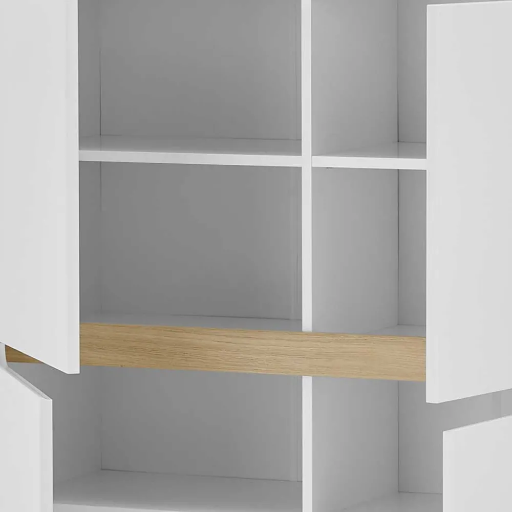 Wohnen Wohnwände<Wohnzimmer Schränke und Wandboard Set - Ginko (vierteilig)